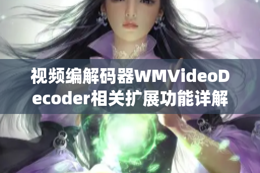 视频编解码器WMVideoDecoder相关扩展功能详解(1)