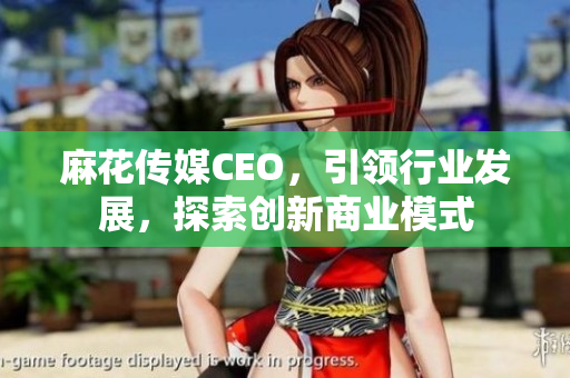 麻花传媒CEO，引领行业发展，探索创新商业模式