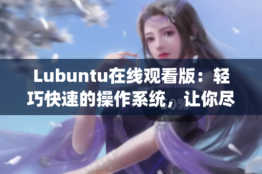 Lubuntu在线观看版：轻巧快速的操作系统，让你尽情享受高清视频(1)