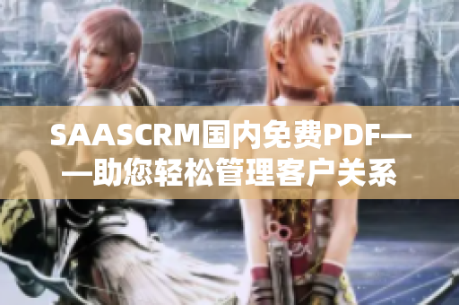 SAASCRM国内免费PDF——助您轻松管理客户关系