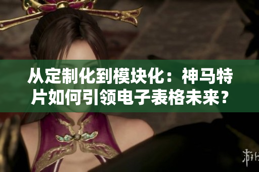 从定制化到模块化：神马特片如何引领电子表格未来？