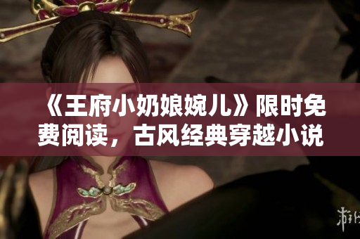 《王府小奶娘婉儿》限时免费阅读，古风经典穿越小说备受推崇！