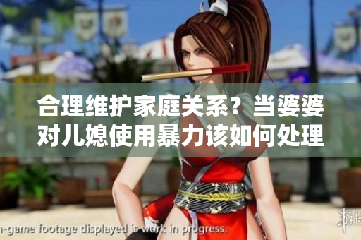 合理维护家庭关系？当婆婆对儿媳使用暴力该如何处理？