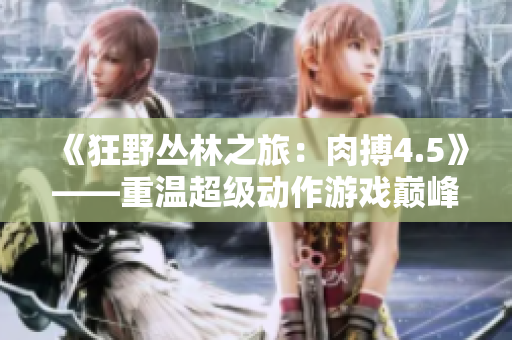 《狂野丛林之旅：肉搏4.5》——重温超级动作游戏巅峰