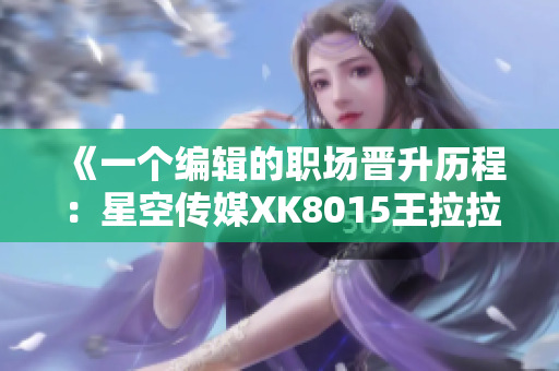 《一个编辑的职场晋升历程：星空传媒XK8015王拉拉升职记》