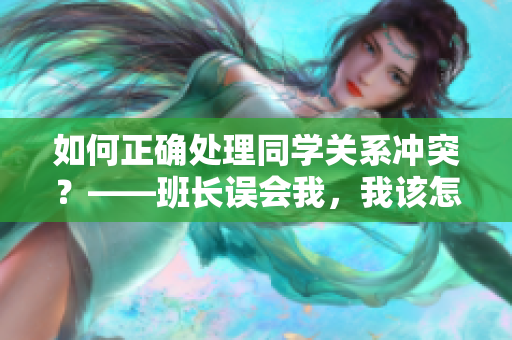 如何正确处理同学关系冲突？——班长误会我，我该怎么做？