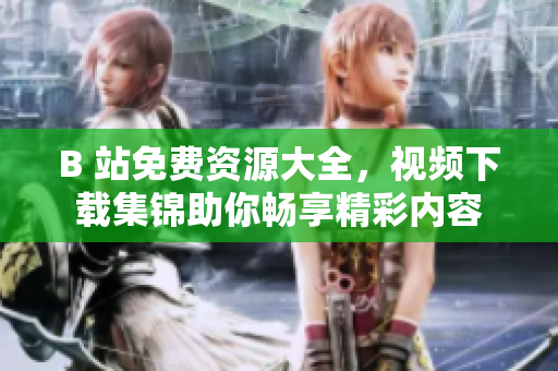B 站免费资源大全，视频下载集锦助你畅享精彩内容