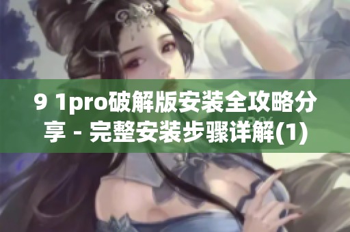 9 1pro破解版安装全攻略分享 - 完整安装步骤详解(1)