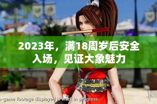 2023年，满18周岁后安全入场，见证大象魅力