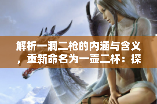 解析一洞二枪的内涵与含义，重新命名为一壶二杯：探索背后的深意