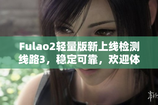 Fulao2轻量版新上线检测线路3，稳定可靠，欢迎体验