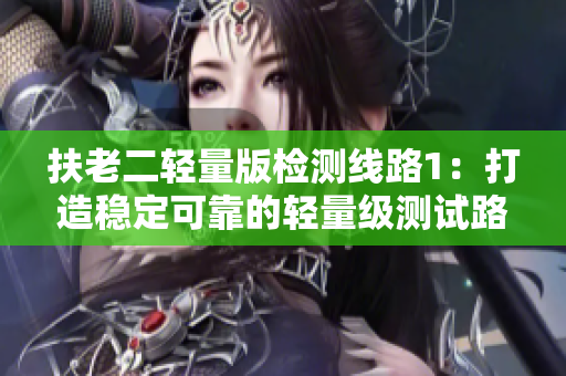 扶老二轻量版检测线路1：打造稳定可靠的轻量级测试路径