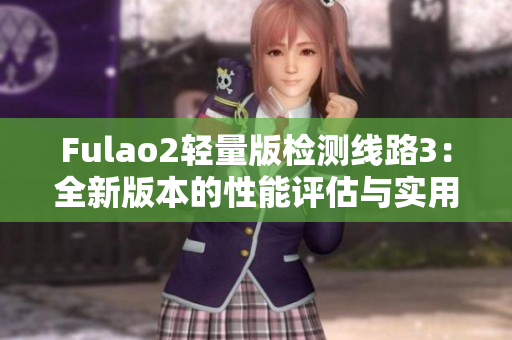 Fulao2轻量版检测线路3：全新版本的性能评估与实用性分析
