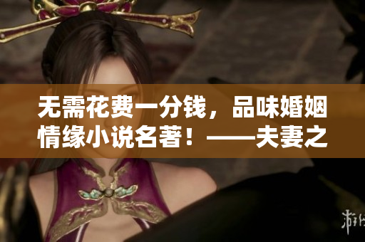 无需花费一分钱，品味婚姻情缘小说名著！——夫妻之间小说免费阅读
