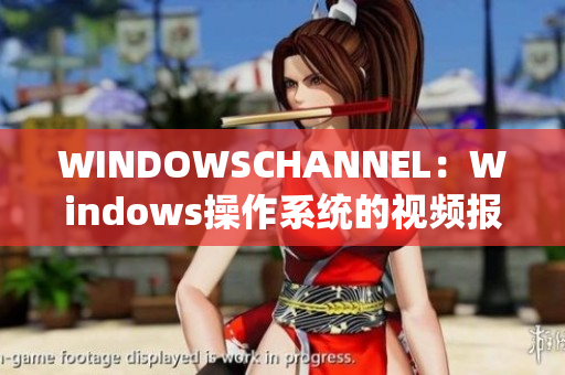 WINDOWSCHANNEL：Windows操作系统的视频报道