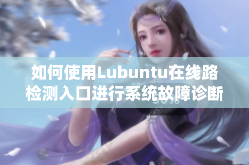 如何使用Lubuntu在线路检测入口进行系统故障诊断