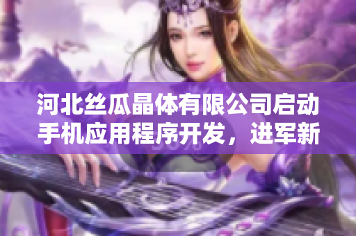 河北丝瓜晶体有限公司启动手机应用程序开发，进军新兴市场