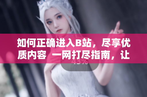 如何正确进入B站，尽享优质内容  一网打尽指南，让您畅享B站乐趣