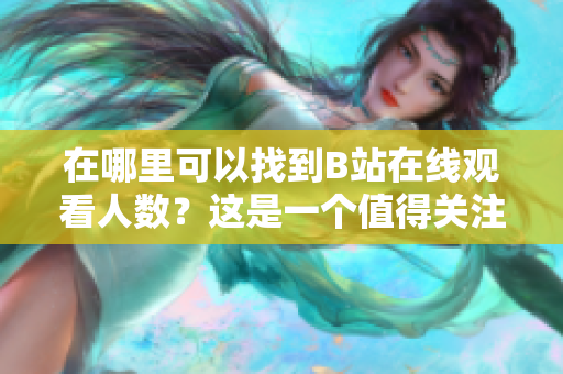 在哪里可以找到B站在线观看人数？这是一个值得关注的问题。