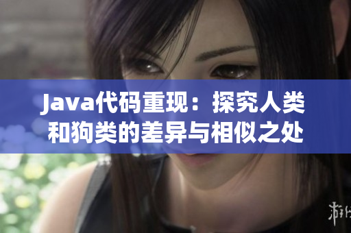 Java代码重现：探究人类和狗类的差异与相似之处