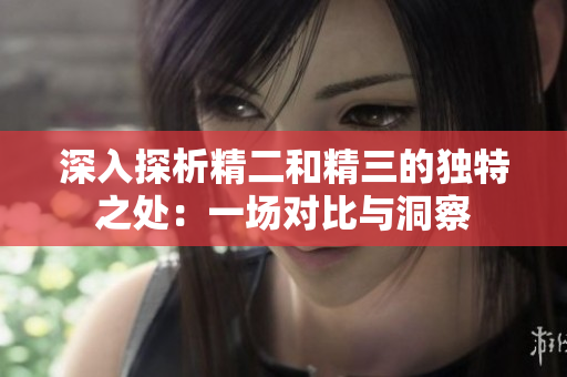 深入探析精二和精三的独特之处：一场对比与洞察