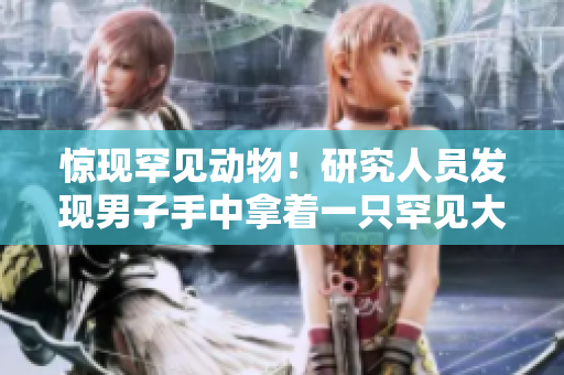 惊现罕见动物！研究人员发现男子手中拿着一只罕见大头龟，照片曝光