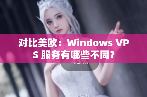 对比美欧：Windows VPS 服务有哪些不同？