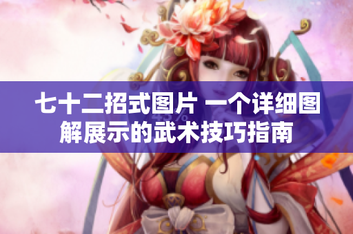 七十二招式图片 一个详细图解展示的武术技巧指南