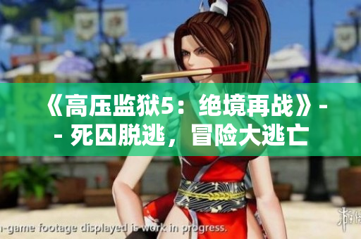 《高压监狱5：绝境再战》-- 死囚脱逃，冒险大逃亡
