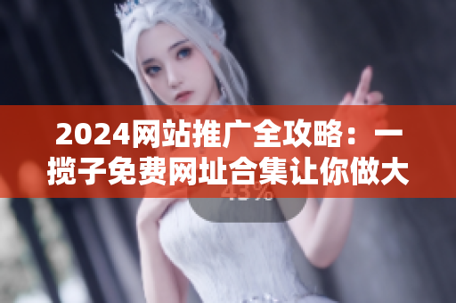 2024网站推广全攻略：一揽子免费网址合集让你做大推广！