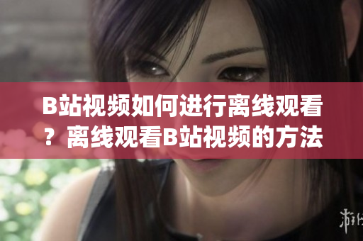 B站视频如何进行离线观看？离线观看B站视频的方法有哪些？(1)