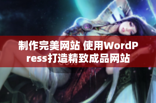 制作完美网站 使用WordPress打造精致成品网站