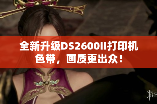 全新升级DS2600II打印机色带，画质更出众！