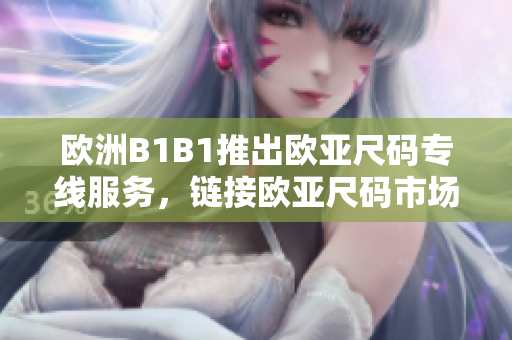 欧洲B1B1推出欧亚尺码专线服务，链接欧亚尺码市场