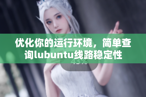优化你的运行环境，简单查询lubuntu线路稳定性