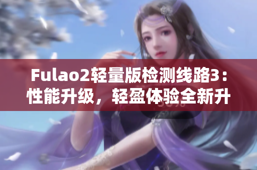 Fulao2轻量版检测线路3：性能升级，轻盈体验全新升级