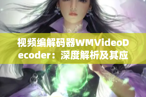 视频编解码器WMVideoDecoder：深度解析及其应用领域(1)