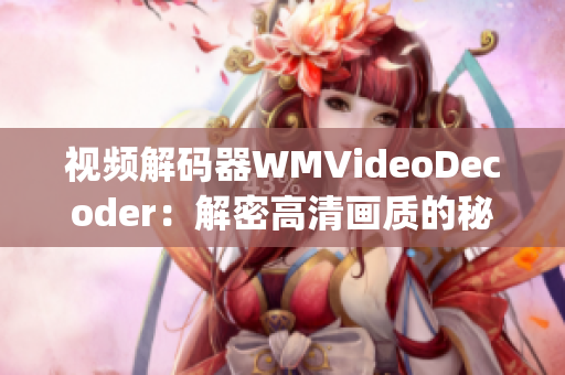 视频解码器WMVideoDecoder：解密高清画质的秘密(1)