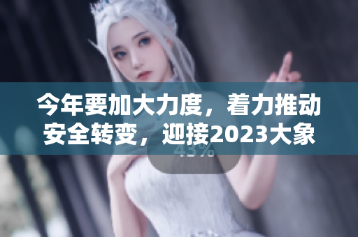 今年要加大力度，着力推动安全转变，迎接2023大象！