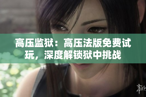 高压监狱：高压法版免费试玩，深度解锁狱中挑战