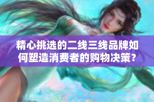 精心挑选的二线三线品牌如何塑造消费者的购物决策？
