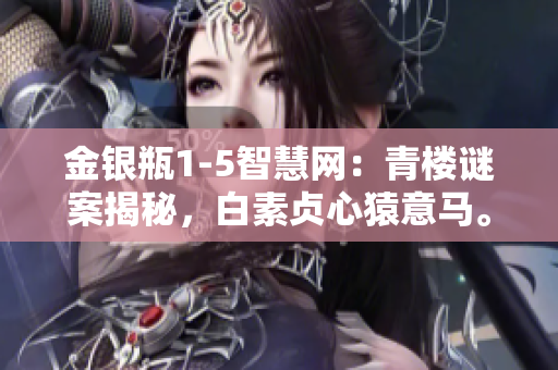 金银瓶1-5智慧网：青楼谜案揭秘，白素贞心猿意马。