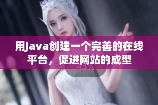 用Java创建一个完善的在线平台，促进网站的成型