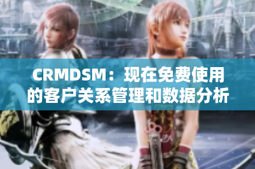 CRMDSM：现在免费使用的客户关系管理和数据分析解决方案