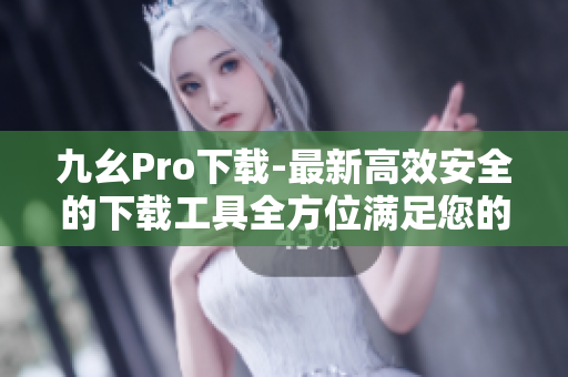 九幺Pro下载-最新高效安全的下载工具全方位满足您的需求