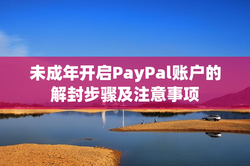 未成年开启PayPal账户的解封步骤及注意事项