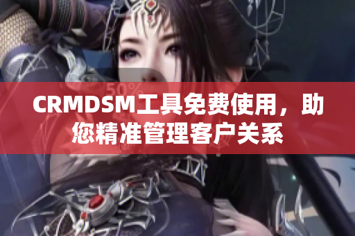 CRMDSM工具免费使用，助您精准管理客户关系